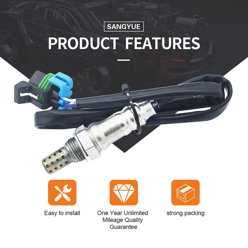 Sangyue Oxygen O2 02 Sensor 1 & 2 for 2009 2010 2011 GMC Acadia Chevrolet Chevy Traverse Buick Enclave 3.0L 3.6L Upstream + Downstream 4PCS - Image 4